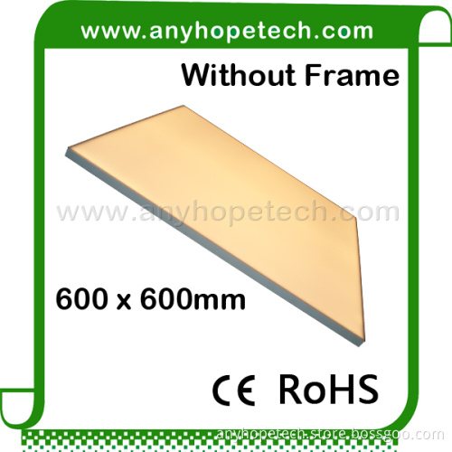 Super quality 60 60cm warm white led panel housing for bedroom